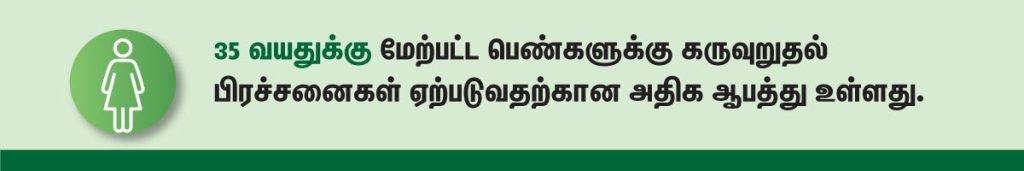 பெண் கருவுறாமைக்கான (Female Infertility in tamil) காரணங்கள் மற்றும் சிகிச்சைகள்! 5 age and female infertility