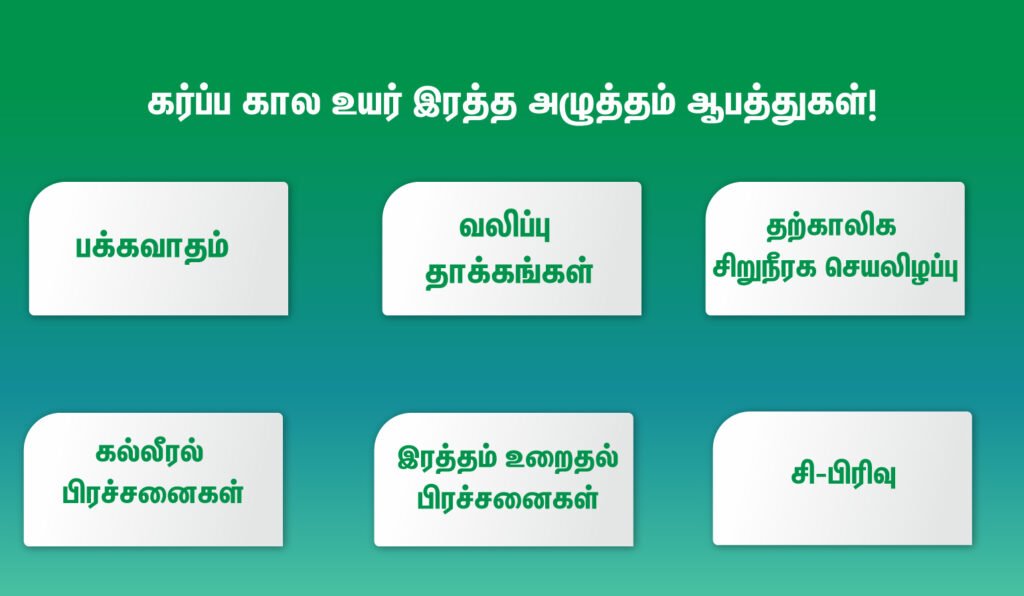 High Blood Pressure in Pregnancy in tamil