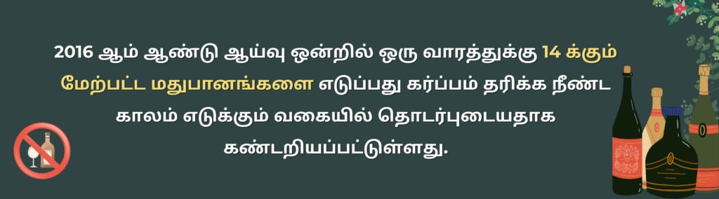 இயற்கையாக கருவுறுதலை அதிகரிக்க வழிகள் 18 Research about alcohol