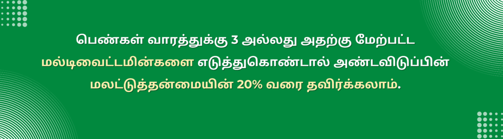 இயற்கையாக கருவுறுதலை அதிகரிக்க வழிகள் 16 Research about multivitamins