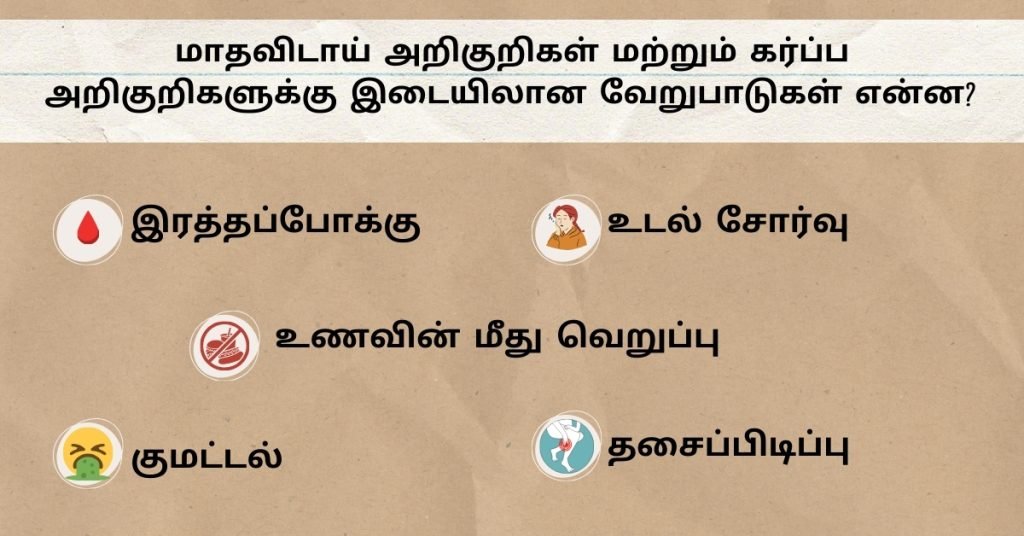Difference Between PMS and Early Pregnancy in Tamil